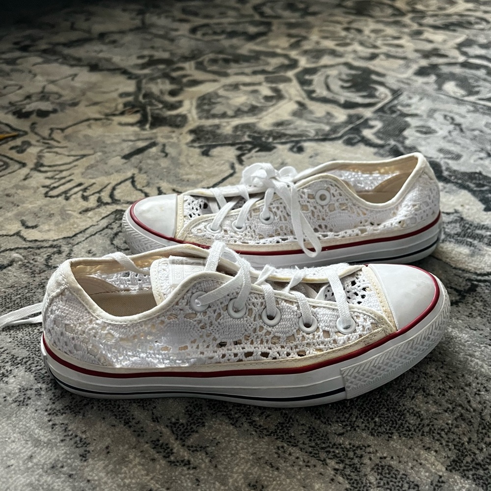 Good Used Condition Lace Converse